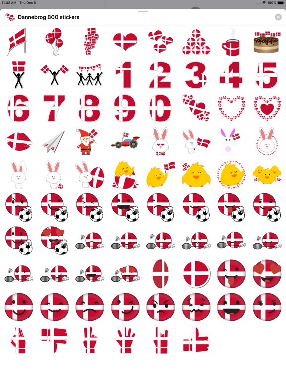 Screenshot #5 pour Dannebrog 800 stickers