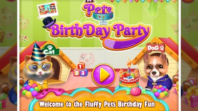 How to cancel & delete Fluffy Pets Birthday Party Fun from iphone & ipad 1