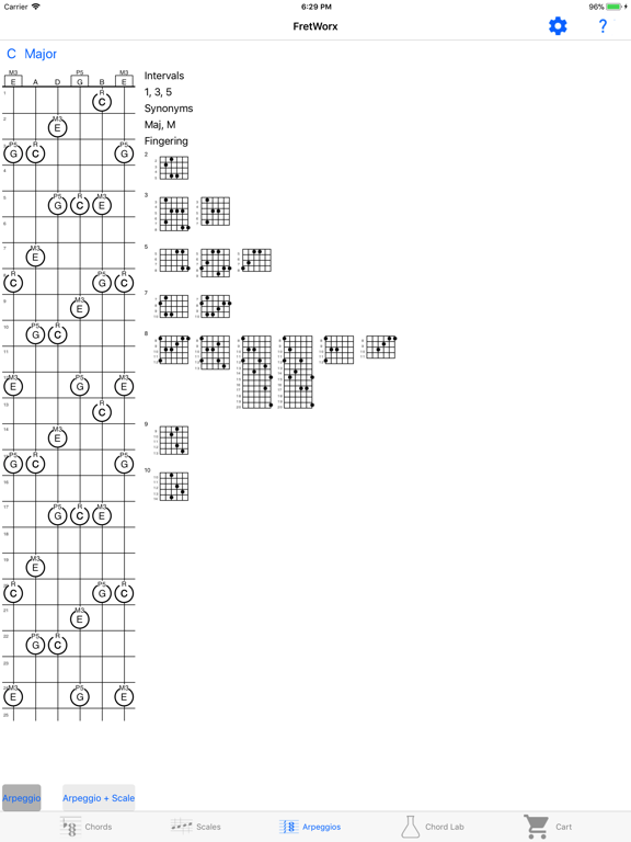 FretWorx iPad screenshot 3 - Music app