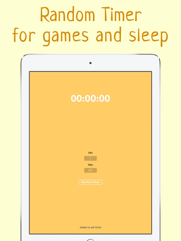 Random timer Interval randomizer for game & sleep | App Price Drops