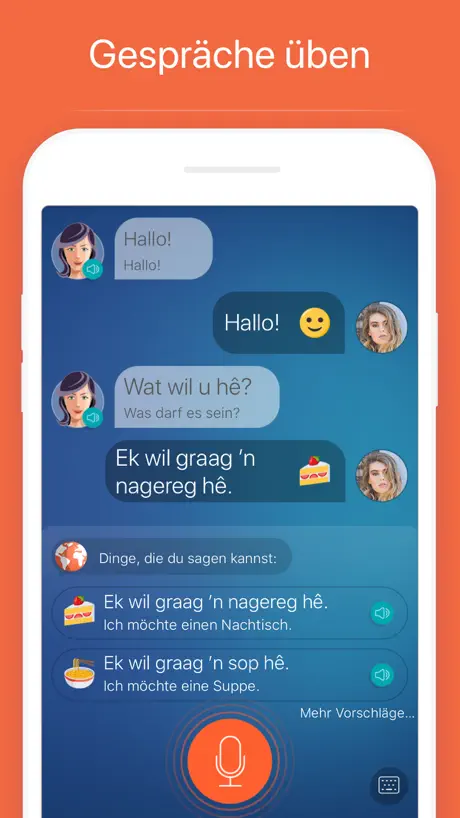 Afrikaans lernen – Mondly