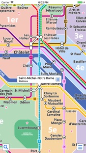 Paris Metro & Tram by Zuti screenshot #1 for iPhone
