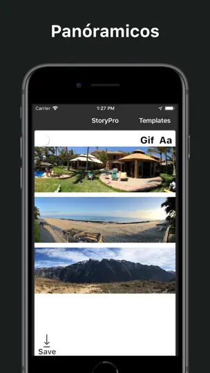 Captura de pantalla de StoryPro - Editor De Historias en iPhone 8