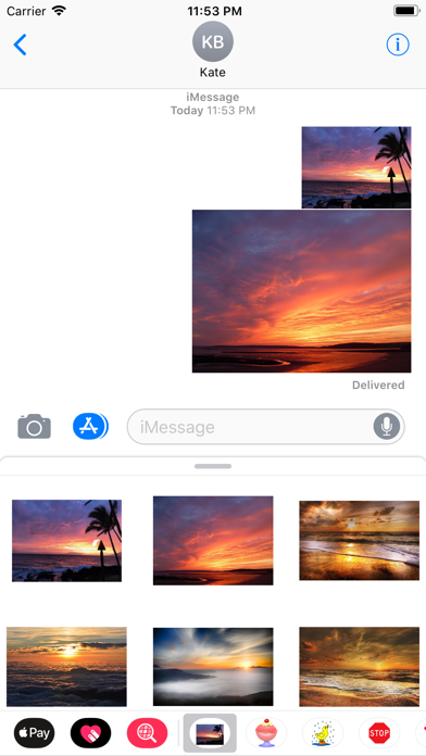 Beautiful Sunset Stickers screenshot 2