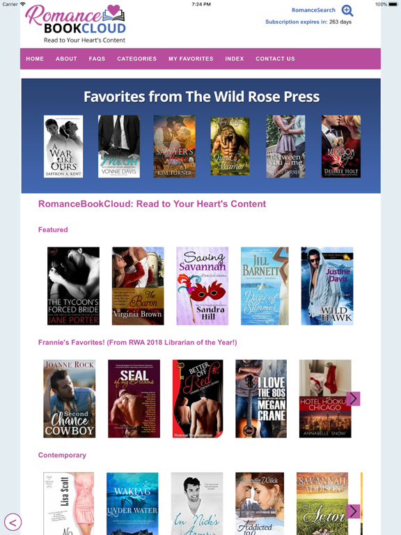 Screenshot #5 pour RomanceBookCloud