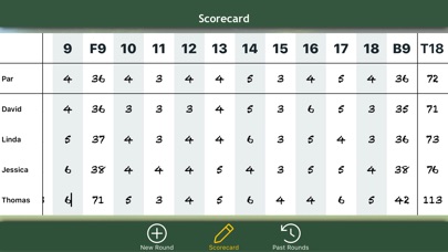 Par Card - The Golf Scorecard screenshot 3