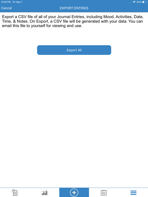 Moodly: Mood Tracker & Journal iPad screenshot 9 - Lifestyle app