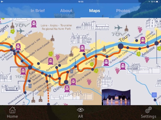 Loire Valley Travel Guide iPad screenshot