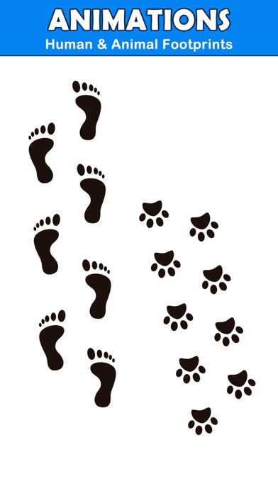 Animated Footprint Stickers Screenshot 1