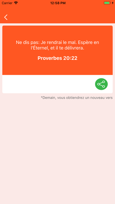 Screenshot #2 pour Succès Proverbes Bible Verses