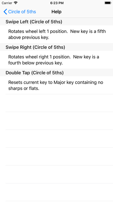 Circle of 5ths/4ths screenshot 2