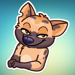 Cool Hyena! Stickers