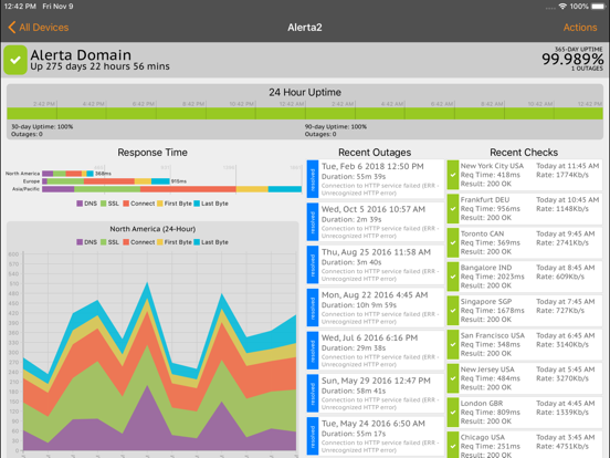 Alertra iPad screenshot 3 - Utilities app