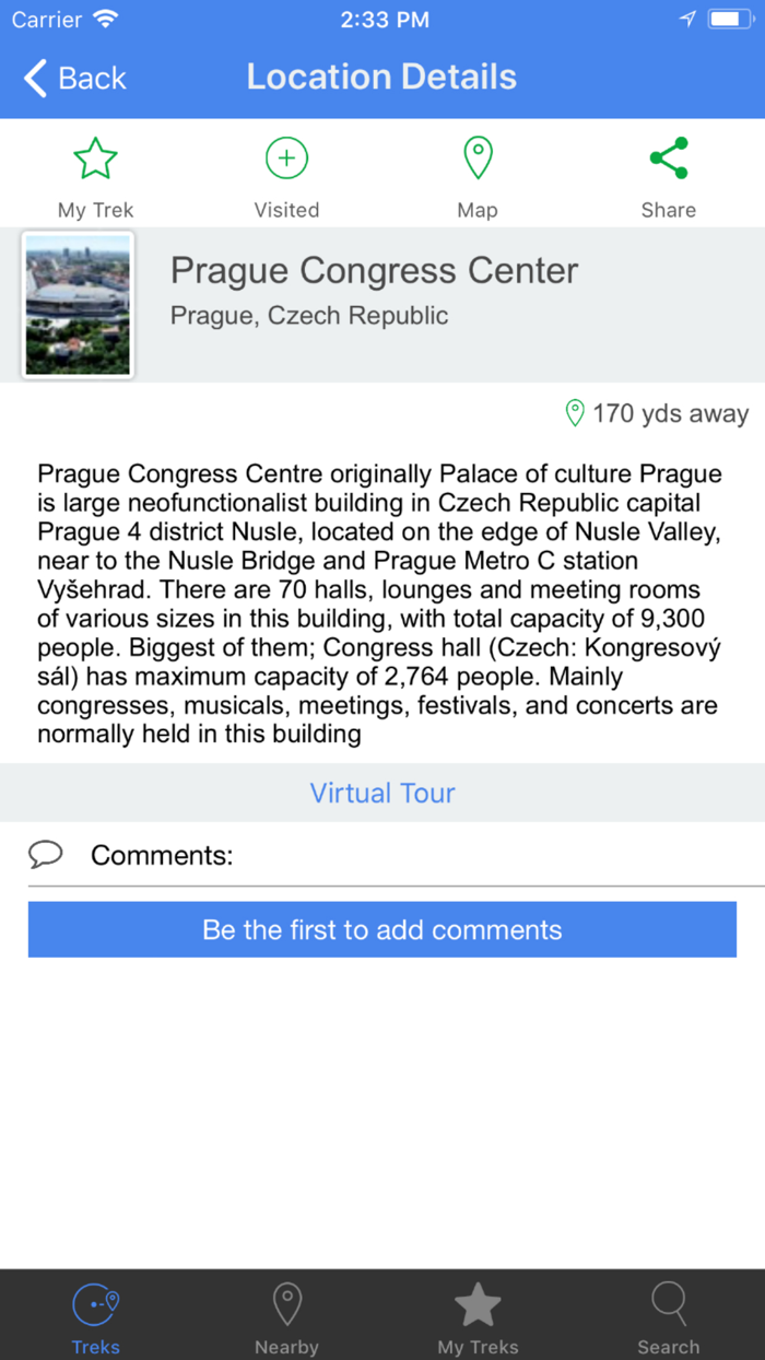 Conventional VR Guide Prague