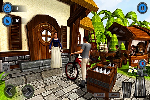 Farm Milk Delivery Bicycle 3D screenshot 4
