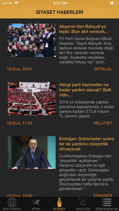 Screenshot #3 pour GazeteHaber Keyfi