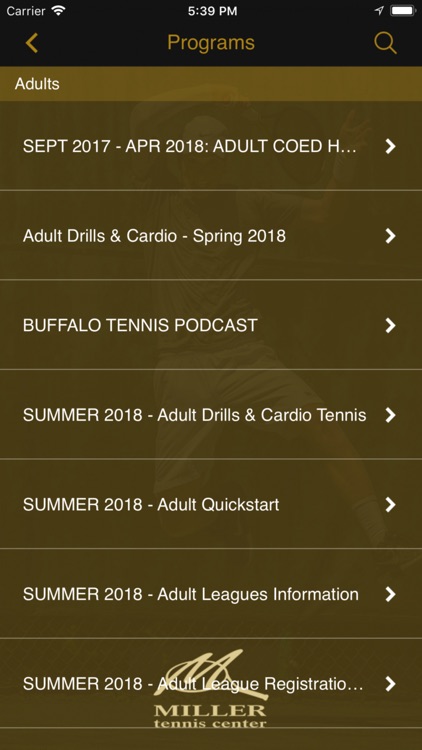 Miller Tennis Center screenshot-3