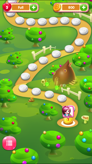 Screenshot #2 pour Candy World - New Match 3 Puzzle Game