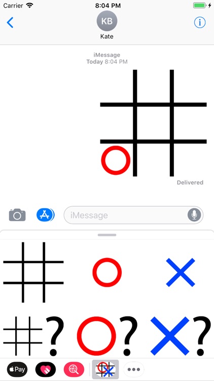 Tic Tac Toe Stickers Pack