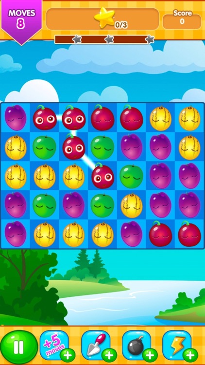 Fruits Match 3 Puzzle