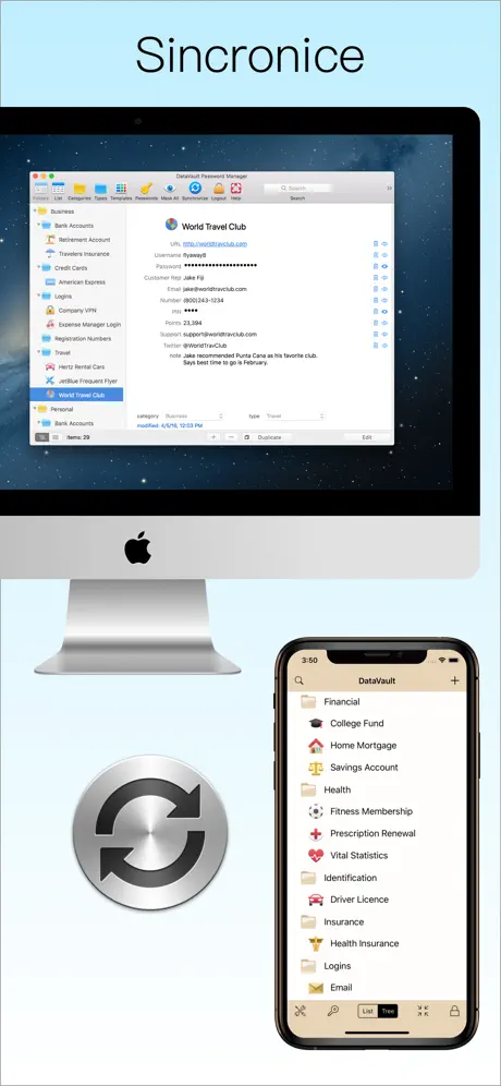 Password Manager Data Vault