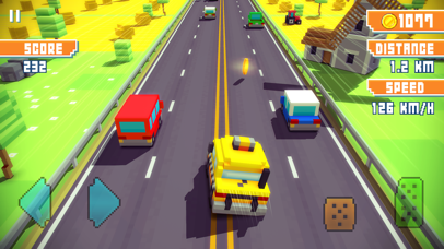Screenshot from Blocky Highway