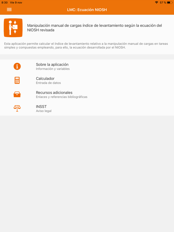 Screenshot #4 pour Manipulación Manual de Cargas