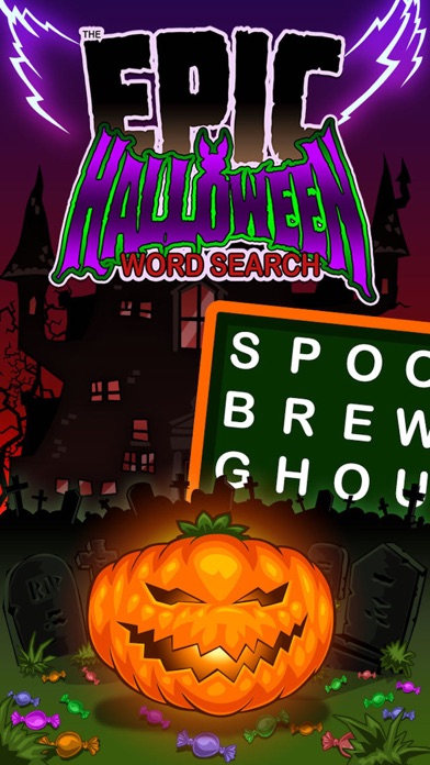 Epic Halloween Word Search screenshot 1