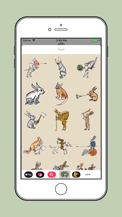Medieval Rabbit Stickers screenshot-4