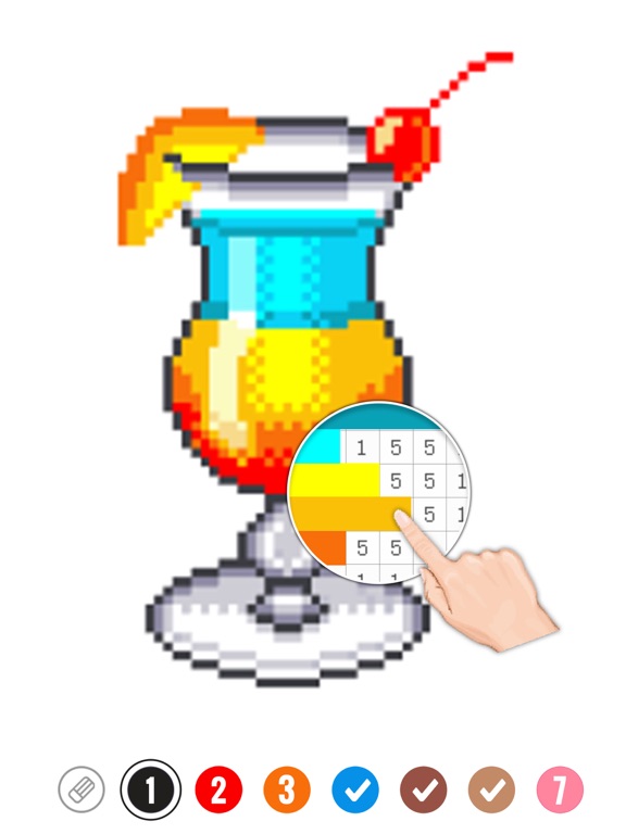 Screenshot #6 pour Pixel Cartoon: Livre de peintu