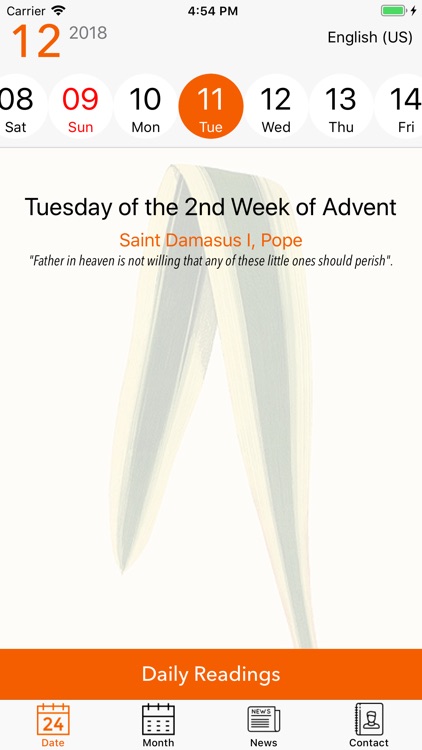 Roman Catholic Calendar