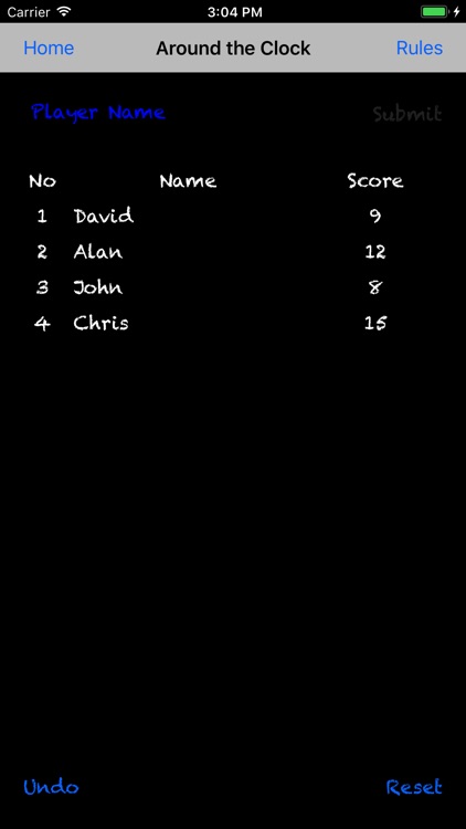 Dart Scoreboard
