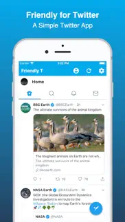 friendly for twitter iphone screenshot 1
