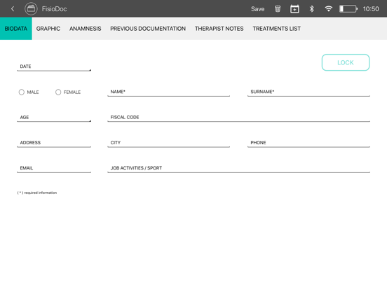 FisioDoc app screenshot 2