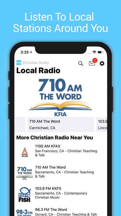 Screenshot #1 pour Christian Music and Talk Radio