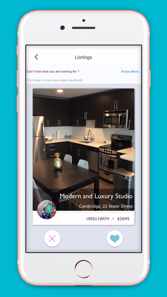 Lets Sub-Sublets with a Swipe