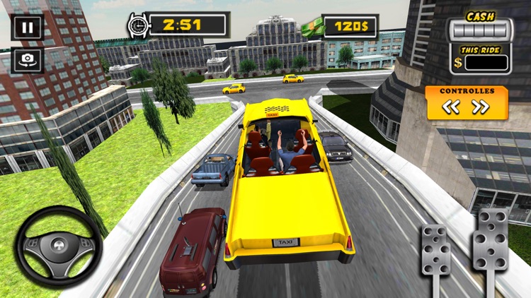 Urban City Taxi Driver 2018 screenshot-4
