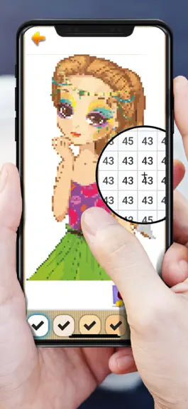 Game screenshot Sandbox Pixel Art Coloring apk
