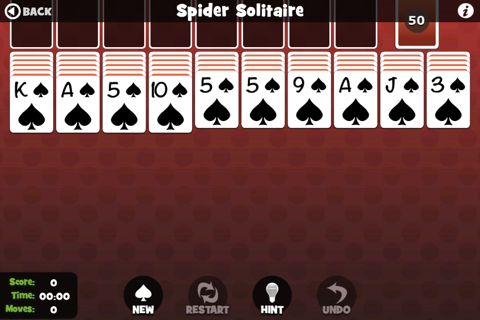 Spider Solitaire [Pokami] screenshot 2