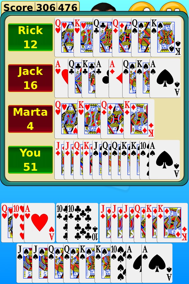 Pinochle - Online & offline screenshot 2