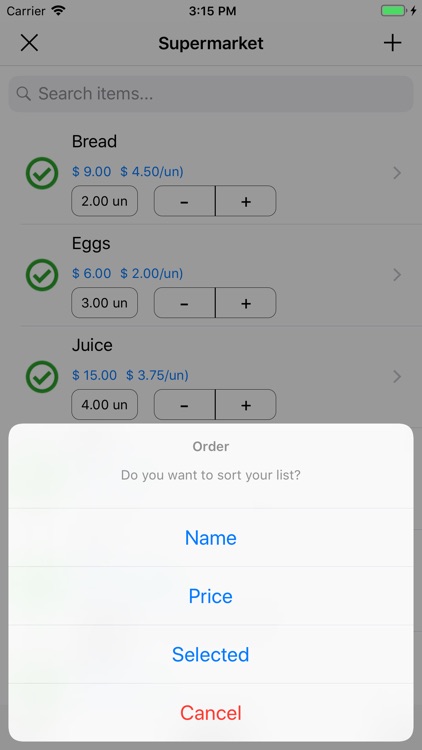 iList - Shopping list screenshot-5