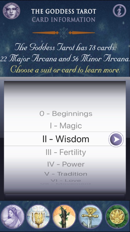 Goddess Tarot - Lite version screenshot-3