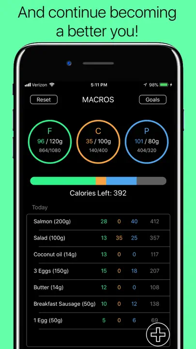 Macro Tracker: Screenshot 5 von 5