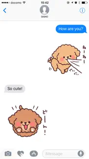 fluffy toy poodle 3set iphone screenshot 1