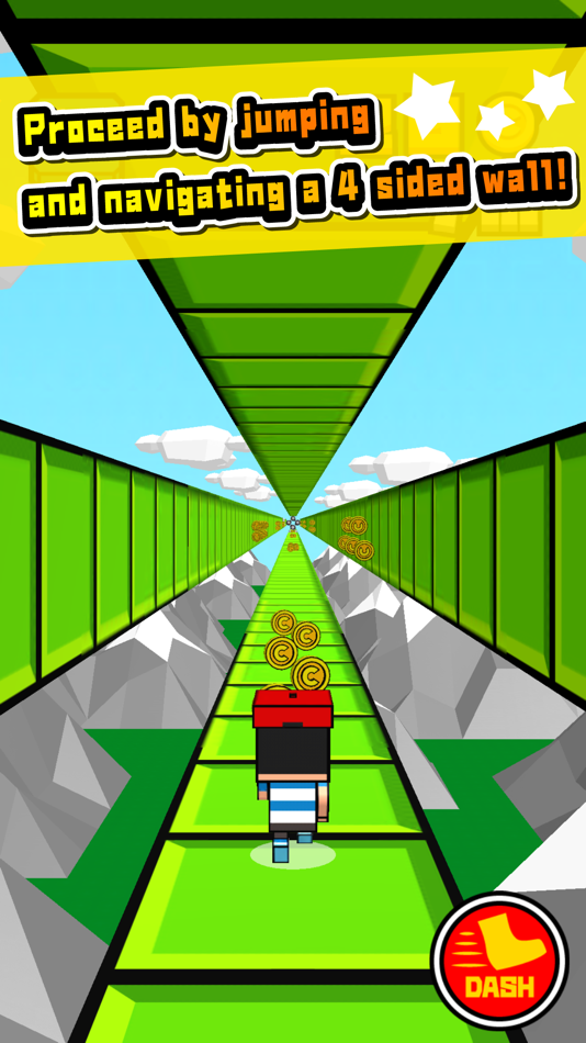 Four Sided Wall Dash - 1.1 - (iOS)