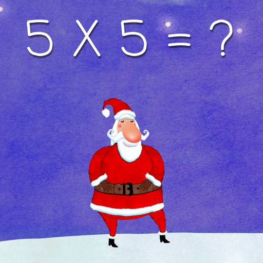 Learn times tables with Santa Claus.