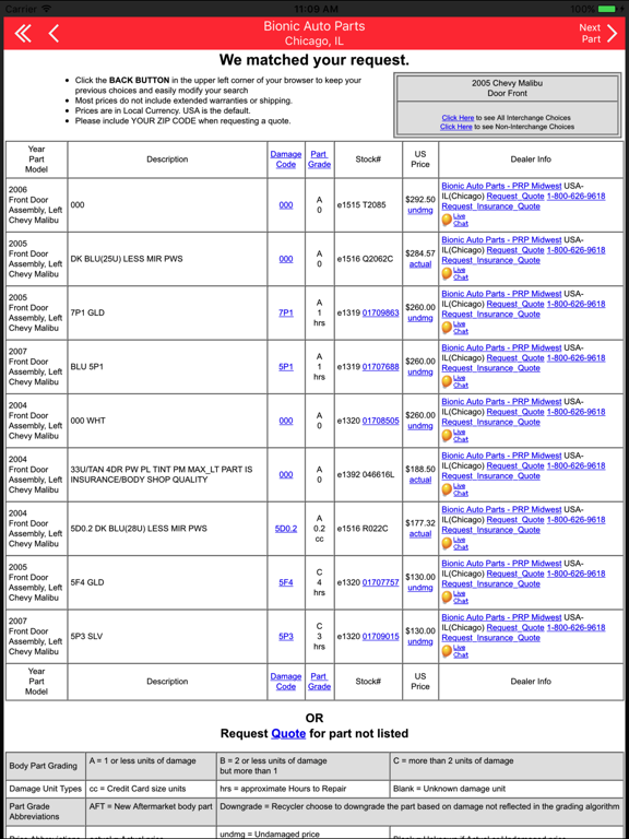 Screenshot #6 pour Bionic Auto Parts and Sales