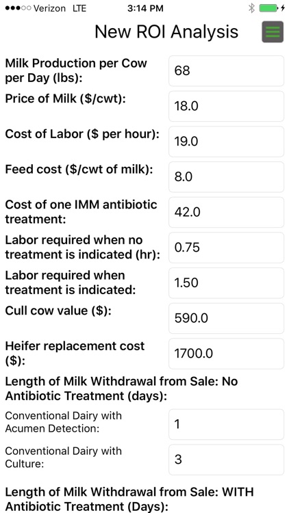 Acu-POLARIS ROI Calculator