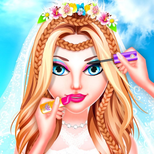 Wedding Braided Hair Salon Icon