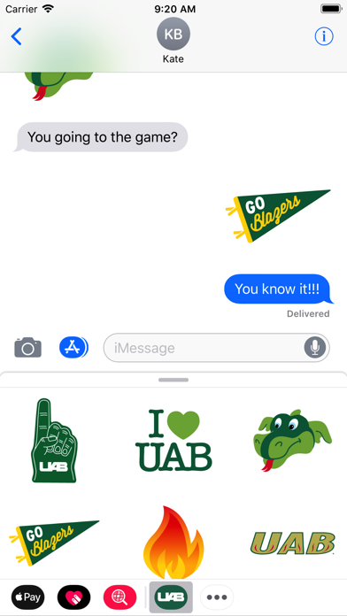 UAB Stickers Screenshot 2 - AppWisp.com UAB Stickers Screenshot 2 - AppWisp.com
